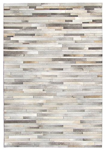Vip-leather NEU KUHFELL Patchwork Teppich Cod 920 (180 cm x 240 cm)