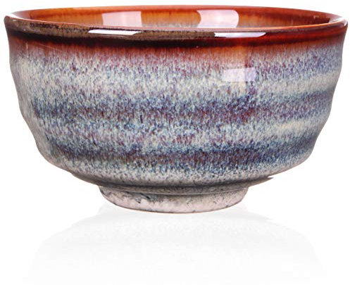 Goodwei Bol Matcha en Céramique | Bol à Thé Chawan Japonais pour Matcha, 180 ml (Uji)