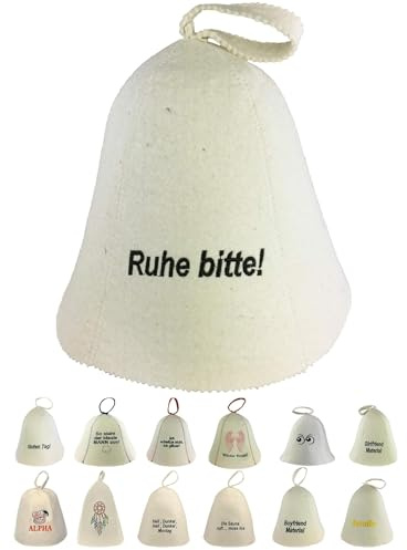 GMMH® Cappello da sauna in feltro, 100% cotone (SS20-08)