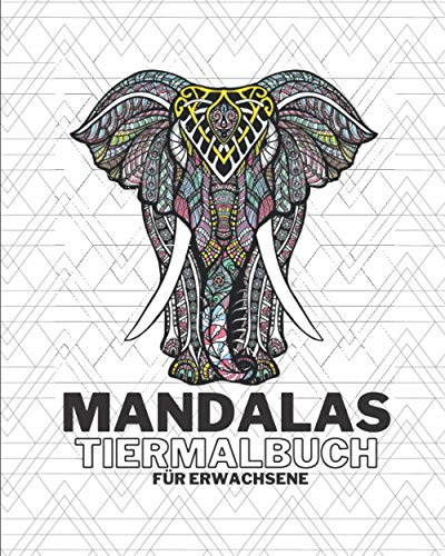Mandalas - Tiermalbuch für Erwachsene: 60 Malzeichnungen für Erwachsene und Kinder