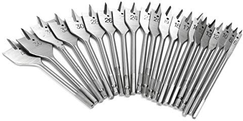 ZOYOSI 6-40mm Flat Spade Wood Drill Bit Hex Shank Wood Working Spade Drill Bit Hole Cutter - 11mm