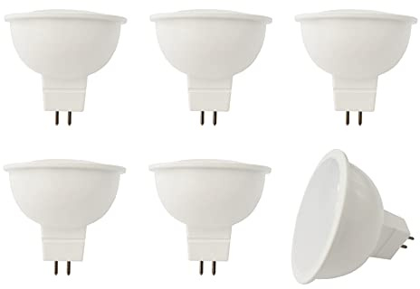 Provance LED Leuchtmittel GU5.3 MR 16 4W 4 Watt ersetzt 20 Watt 280 Lumen 6500 Kelvin 6er Set