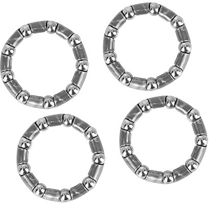 A ABSOPRO Bicicletta Cuscinetto blocceggio 31mm Manovella Cuscinetti Ruota Acciaio (4Set)
