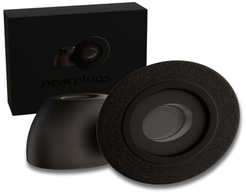 Nearplugs Version 2.0 - Öronkuddar av Memory Foam för AirPods Pro (Generation 1 & 2) | 3 par | Bättre passform & komfort | Ersättningskuddar