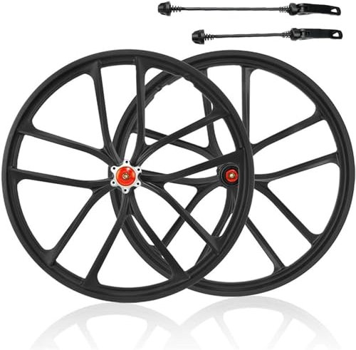 ITETONE Mountainbike-Rad-Set, 50,8 cm (20 Zoll), 406 Scheibenbremse, Mountainbike, Magnesium-Legierung, integriertes Rad, Kassettennaben, Fahrrad-Vorderrad, Hinterrad, Felgen
