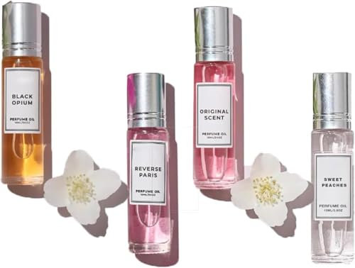 4 Stück Pheromone Parfum Woman, Enhanced Scents Pheromone Perfume, Pheromone Scent Collection, Pheromon Parfüm, Pheromone Parfüm für Frauen (4PC-A)
