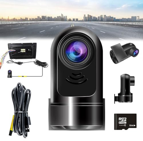 Adas 360 ° Videoregistratore Adas 360 1080p HD 360 girevole mini telecamera anteriore e posteriore per auto telecamere auto a 360 gradi per