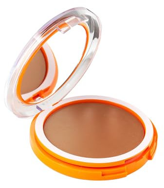 Korff Sun Secret, Fondotinta Compatto Solare SPF 50+ Uniformante e Protettivo con DNA-Safe Complex. Tonalità 03 Tanned, 6 ml