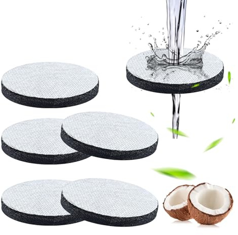 6 Pezzi Filtri Caraffe Filtranti, per Filtro Brita Fill & Go Caraffe Bottiglie, Riduce PFAS, Cloro, Microparticelle Sostanze Alterano Gusto Nell'acqua Potabile