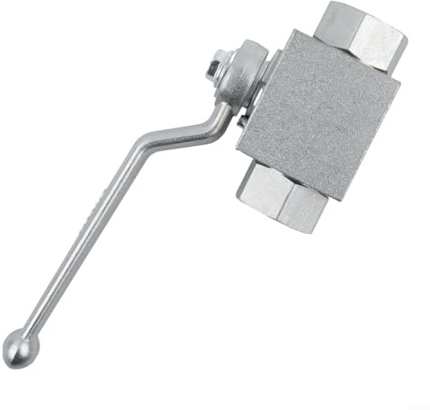 Jonikuper Hydraulischer 2-Wege-Hochdruck-Kugelhahn, 10,2 cm bis für BSP- 500 Bar MWP(G3/8), 1 Stück