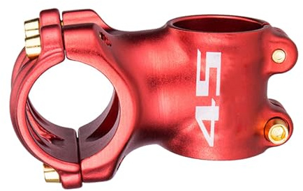 Qsvbeeqj Alliage d'aluminium, tige de vélo de montagne à 7 degrés, tige de vélo réglable, tige de guidon court, accessoires durables de haute résistance et légère, tige de guidon