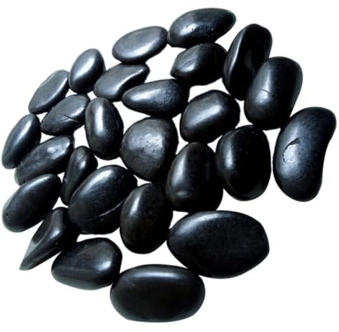 Toyvian Guijarros Decorativos Naturales para y Relleno de Macetas Piedras Pulidas Brillantes Decoración de Exteriores Accesorio Multifuncional