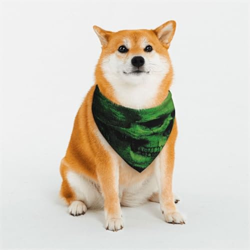 Hundehalstücher mit Totenkopf-Passwort-Motiv für kleine, mittelgroße und große Hunde, weich und bequem, für Jungen und Mädchen, ideal für Haustiere