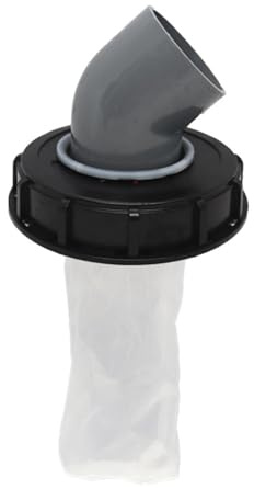 Gissroys Couvercle pratique pour réservoirs d'eau de jardin - Kit de tonneaux - Couvercle en nylon - Filtre en nylon pour utilisation de l'eau de pluie