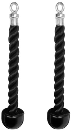 VICASKY 2 pièces Corde Triceps à Tirage Unique Résistante pour Musculation Fitness Accessoires Gym