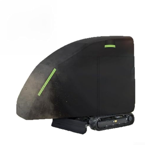 BlesConi Housse de protection solaire imperméable et anti-poussière en polyester Oxford 420D/210D pour mini pelleteuse Bobcat Kubota Takeuchi Yanmar 356,6 x 114,3 x 190,5 cm