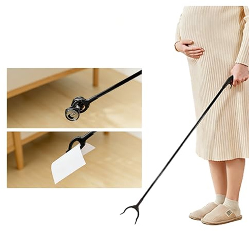 KMXO 32-Inch Litter Picker Grabber Tool, Heavy-Duty Trash Pickup Stick with Ergonomic Handle, Long Reach Mobility Aid for Rubbish, Garden, Home & Outdoor Use