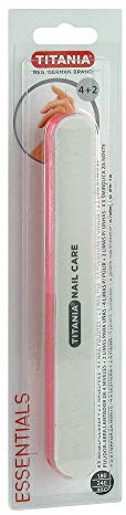 NAGELPOLIERER 4 Stufen+2fach Nagelfeile TITANIA 1 St