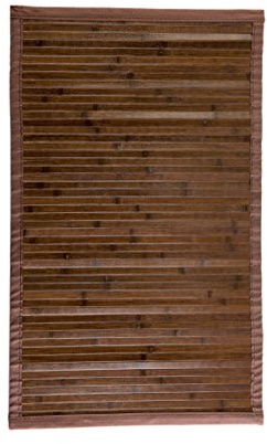 Estores Collection Tappeto Bamboo Marrone Scuro 140 x 200 cm