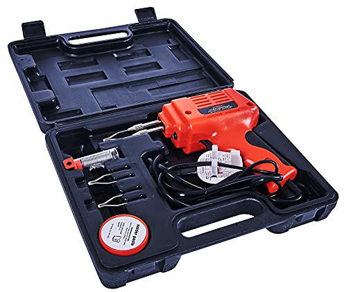 Amtech S1738 Electric Soldering Gun Kit, 175W, 220-240V, LED Light, Carry Case, Easy to Use