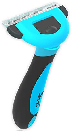 Petgle Cat Brush & Cat Comb for Shedding, 2.5inch Blue - Hair Brush for Long Hair and Short Hair, Pet Grooming Tool for Small to Medium Dogs and Cats, Detangle, Eco Friendly, Weekly Grooming