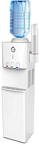 GOVITA NEW DISTRIBUTORE DI ACQUA A COLONNINA REFRIGERANTE A BOCCIONI EROGATORE Dispenser Acqua Ufficio Acqua Colonna da Terra Bevande Caldo Freddo BEVERINO Acqua Water Dispenser