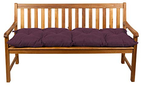 Gutekissen® Bankauflage Stuhlkissen Hollywoodschaukel Garten LS (40x40, Violett)