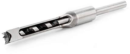 BOZONLI Brocas de Agujero Cuadrado, Broca de Taladro Vio, Brocas de Escoplear para Carpintería 9/16(14mm)