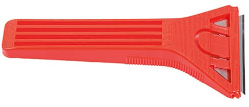 Saraoriginalshop Raschietto per vetri multiuso con 5 Lame, di colore Rosso, Giallo, Blu per pulizia rimozione adesivi colla silicone pittura smalto con lama in acciaio inox Bricolage ed Fai da Tè.…