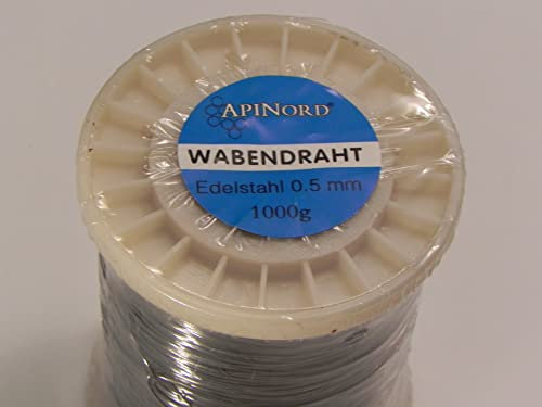 Generisch Wabendraht 1kg Edelstahl 0,5 mm st. Imker,Imkerei