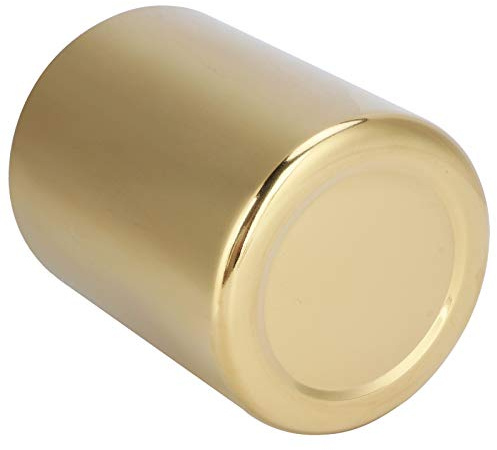 Bleistiftbecher Bleistiftbecher Edelstahl Edelstahl Bleistiftbecherhalter Schreibtisch Organizer Blumenvasen Stift Make-up Pinsel Behälter (Gold)