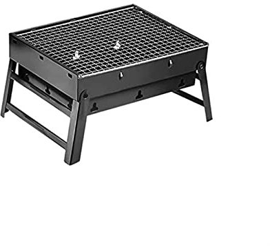 Gasgrill Holzkohlegrill BBQ-Grill Klappbarer tragbarer Leichter Grill Kleiner Schreibtisch-Tischplatten-Außengrill für Camping