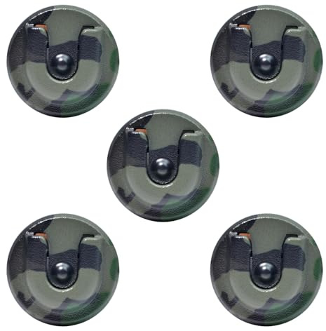 HYS Autofunk-Mikrofonhalterungen, Mikrofon-Montageklammern für CB-Amateur- und PMR-Mobilfunk, aufhängbare Klebehalterungen (5 (Green))