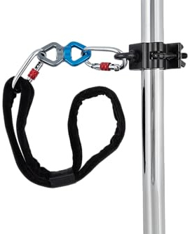 Pole Dance Strap Fly Grip - Halterung für Pole Dance Stange 42/45mm - Schlinge Handschlaufe - komplettes Set - Tragfähigkeit bis 200kg