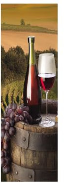 Fridge Stickers to Cover Full Doors 3D Wine Self Adhesive Refrigerator Door Sticker Professional Vinyl Wallpaper 60X180CM