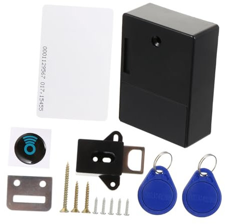 Yardenfun Elektronisches Rfid-schrankschloss Versteckt Diy Unsichtbares Schloss Für Schubladenschrank Keine Bohrung Installation