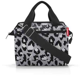 reisenthel allrounder cross leo nero – Kleine Crossbody Bag mit abnehmbarem und verstellbarem Schultergurt – Aus wasserabweisendem Material