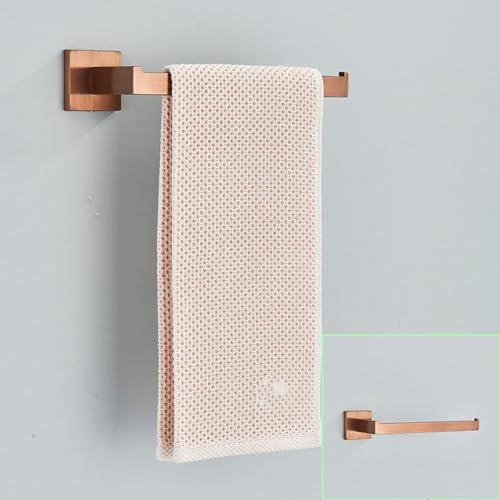 Set di accessori da bagno in acciaio inossidabile con gancio per accappatoio, porta carta igienica, anello per asciugamano, set di accessori per il bagno, kit di fissaggio per il bagno.