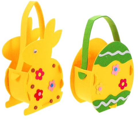 Alipis Ostern Tasche Bunny Candy Eimer Filz Korb Handtasche Wiederverwendbare Leckerli Lagerung Party Tasche Für Teen