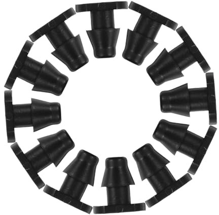 SEWOART 100pcs Barbed End Caps for Drip Irrigation Garden Hose Plugs Tubing Connector Drip System End Plugs Leakproof Irrigation Fittings
