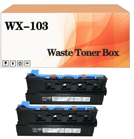 UWYNCS WX-103 A4NNWY1 Resttonerbehälter Kompatibel Für Konica Minolta Bizhub 224e 284e 308 364e C224 C224e C258 C284 C308 C364 C368 C454 C454e C458 C554 Drucker (40.000 Seiten Ergiebigkei 2Pack