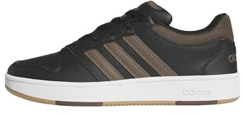 adidas Hombre Hoops Classic Shoes, Core Black/Earth Strata/FTWR White, 44 2/3 EU
