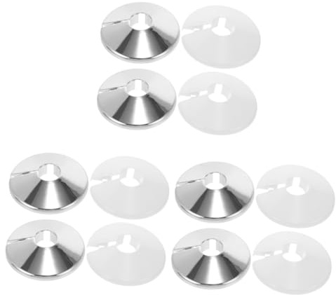 Toyvian 3 Set Copertura Flangia per Impianti Idraulici Pz Coperture Decorative per Installazione Facile E Resistente Compatibile con Radiatori E Sinks 4 Pezzi*3