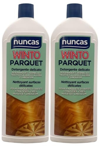 Detergente Delicato per Parquet Verniciati, Trattati a Olio o a Cera e Linoleum, 1000ml (2 Unità)