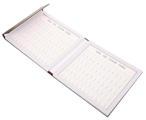TOYANDONA 120 Nagellackfarben Farbkarte mit 120 Nagelspitzen Nageldesign Präsentationsbuch für Nagelstudio und Maniküre Zur Farbauswahl