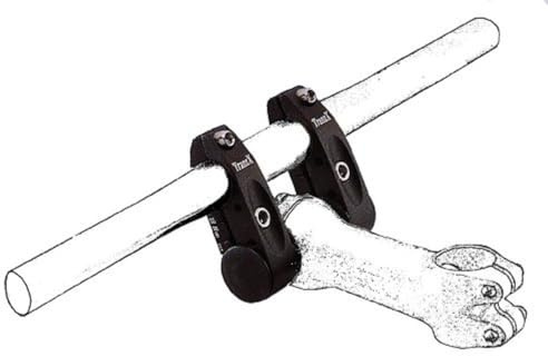 TranzX Doppelklemm-Adapter, black, Einheitsgröße