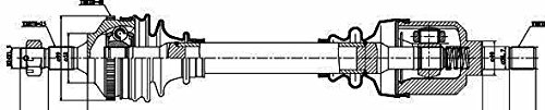 GSP 245101 Antriebswelle