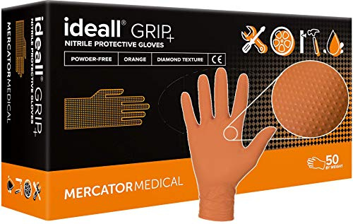 MERCATOR MEDICAL Guanti In Nitrile Guanti in nitrile Unisex adulto (Pack de 50)