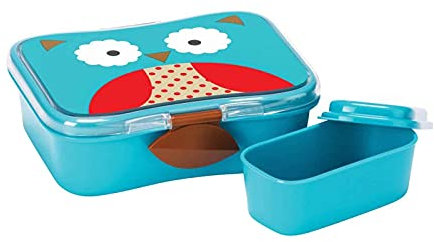 Skip Hop Zoo SH9J648010 Lunch-Set Eule (3 Jahre bis 6 Jahre), mehrfarbig
