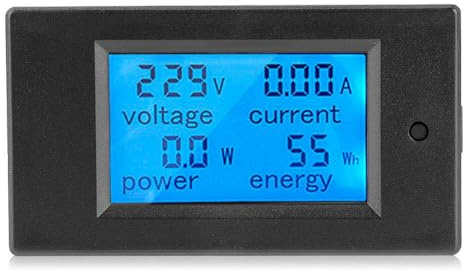 Power Meter Panel 100A AC 80~260V Misuratore di Potenza Digitale Tensione KWh Watt Voltmetro Amperometro Energy Panel